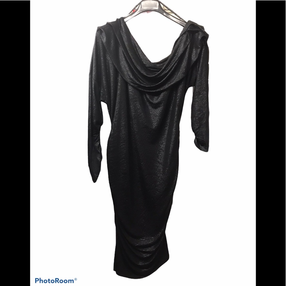 NWT,Rachael Roy Plus Party Bodycon Party,Black - Picture 3 of 16
